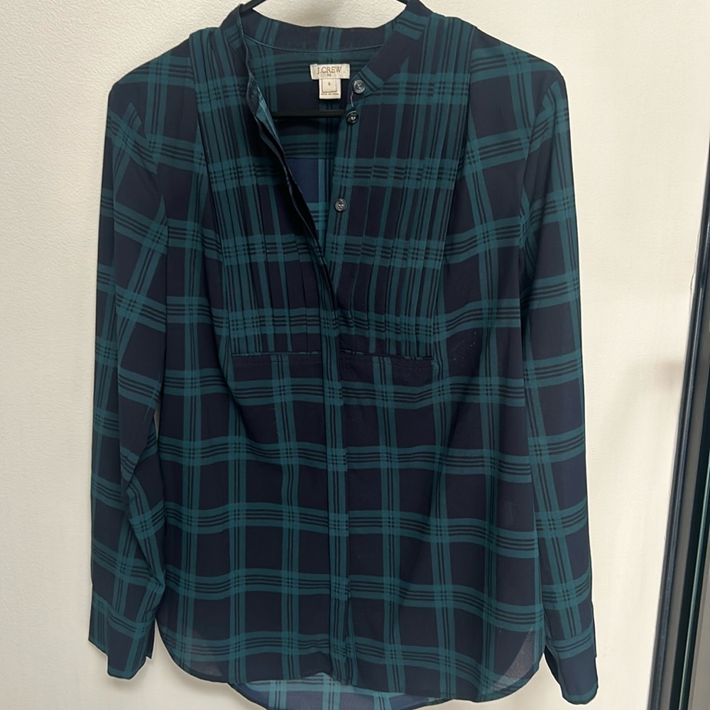 J Crew Holiday Blouse. Small